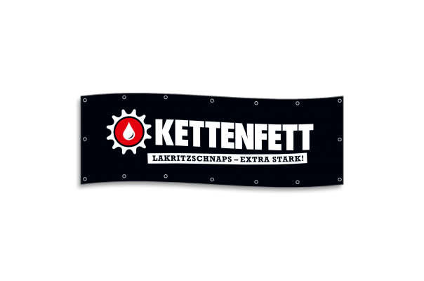 Banner KETTENFETT, Groß