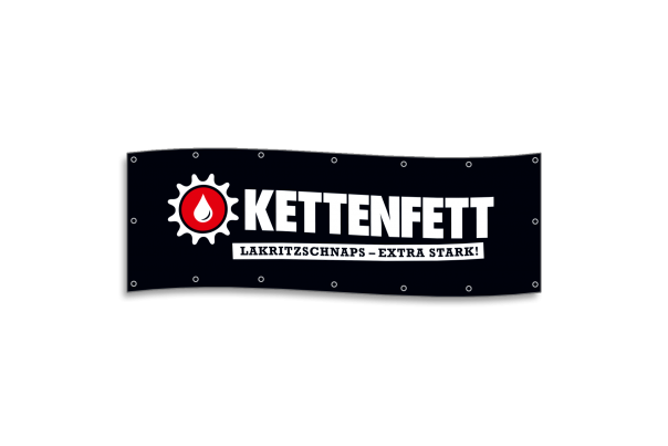 Banner KETTENFETT, Groß