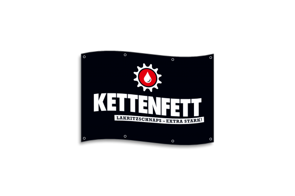 Banner KETTENFETT, Klein