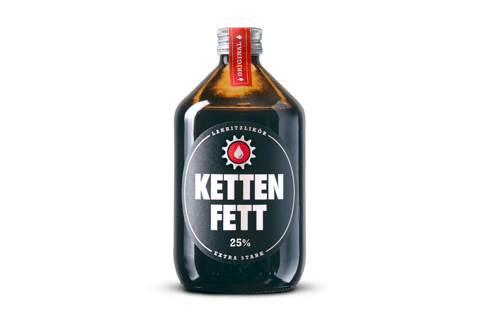 KETTENFETT Lakritzlikör, 500ml Kanne • Kettenfett Lakritzlikör